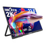 InnoView 23.8 Inch 2K (INCPM608-04B) 100Hz Large Portable Monitor ∆E<2 100% sRGB Fast IPS Portable Gaming Monitor QHD w/180° Adjustable Stand USB-C HDMI Laptop Monitor for PS5/4 Desktop MacBook Switch Xbox 2560X1440